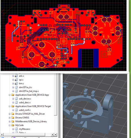 Trackball controller mouse firmware program